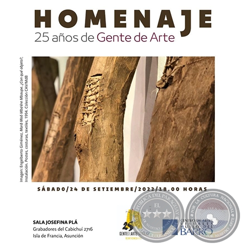 HOMENAJE 25 Aos de Gente de Arte - Sbado, 24 de Septiembre de 2022